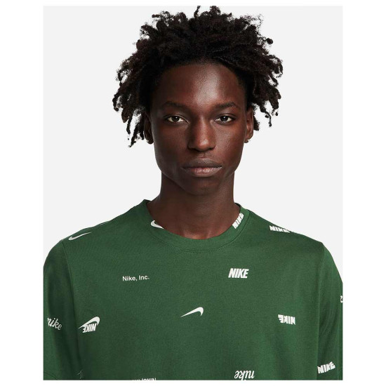 Nike Ανδρική κοντομάνικη μπλούζα Sportswear Tee Club AOP